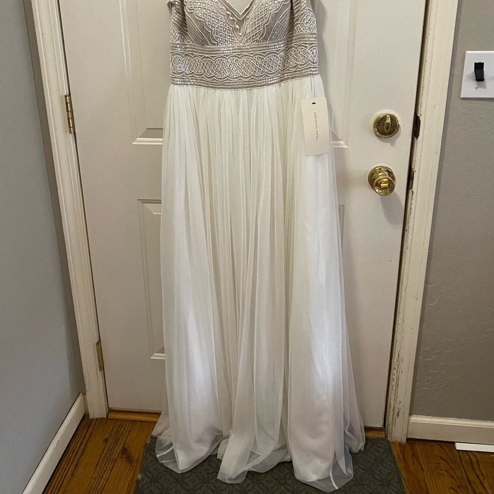 Adrianna Papell Beaded gown
